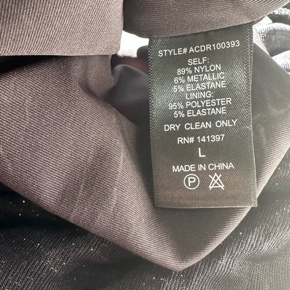 ASTR Black Square Sequence Midi Cocktail Dress - Picture 11 of 11